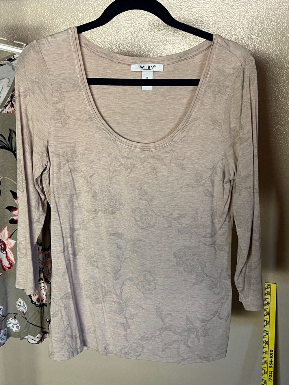 WHBM shirt 3/4 sleeves